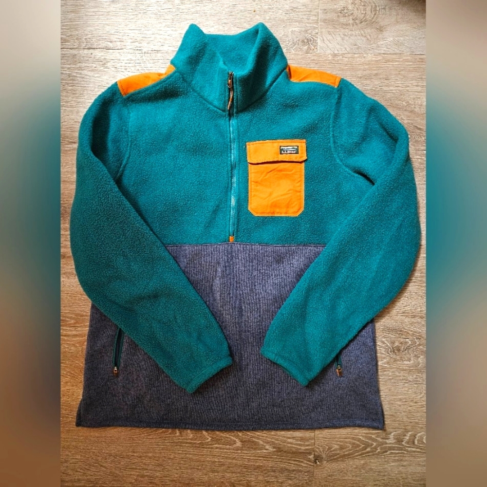 LL Bean fleece pullover